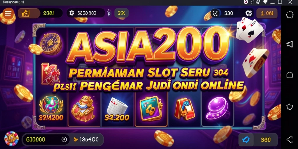 Tampilan gameplay seru ASIA200 yang memikat dan mengasyikkan.
