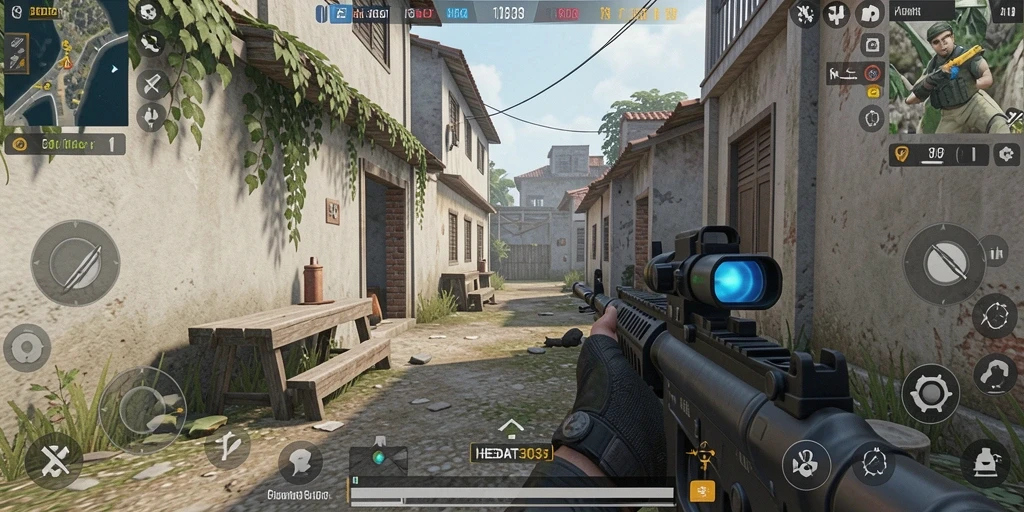 Gameplay intens HEBAT303 dalam suasana pertempuran seru.