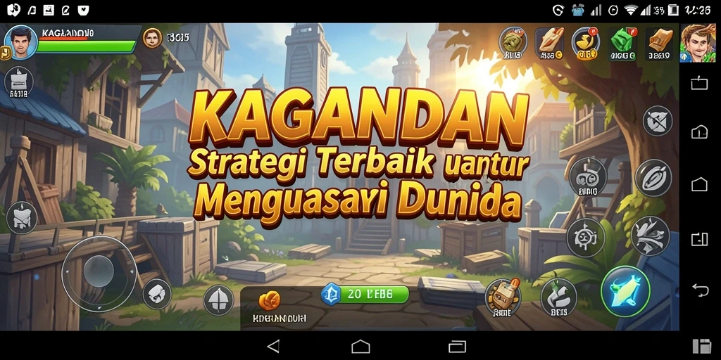 Tampilan gameplay KAGANDAN dengan strategi yang mendalam.