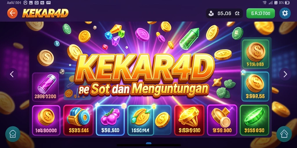 Gameplay seru dari KEKAR4D dengan berbagai tema slot.