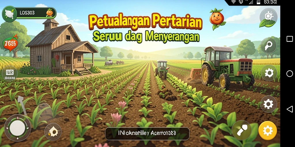 Tampilkan gameplay seru dan interaktif dalam pertanian.