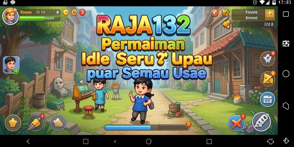 Screenshot utama RAJA132 menampilkan gameplay Idle yang menarik dan intuitif.